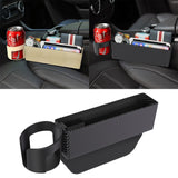 Auto Sitz Spalt Lagerung Box Slot Multi-funktion Organizer Auto Faltbare Stepp Tasse Halter Auto Innen Zubehör Auto Lagerung